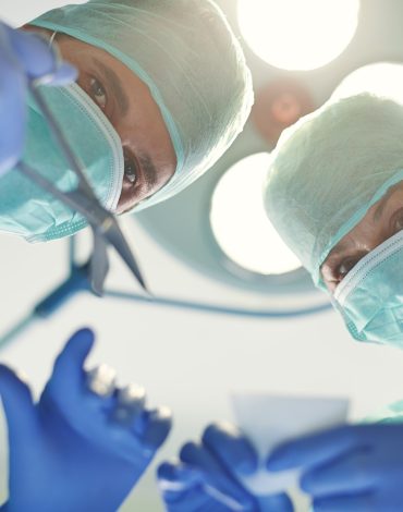 Experienced doctors during the operation